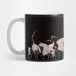 Crane bird / Black Mug